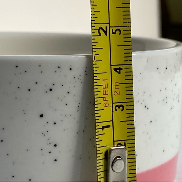 Cat Bowls Signature MEOW Peach White Ceramic Kitty Food Drink EUC 4.5” - Picture 10 of 16